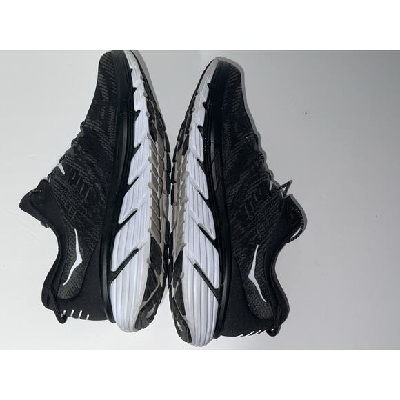 Hoka One One Mens Gaviota 4 1123198 BWHT Black Running Shoes Sneakers Size 12.5D - Picture 9 of 11